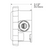 Side Image for ACI A/RH1-1K-3W-O : Outside Air Relative Humidity Sensor, 1% Accuracy, RH Outputs: 0-5, 0-10 VDC & 4-20mA (Default), 1K Ohm Platinum RTD (Three Wires), Plastic Outdoor Enclosure (Euro), Made in USA