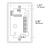 Back view for ACI A/RH3-1K-2W-SP-010 :  Wall Plate Relative Humidity Sensor, 3% Accuracy, RH Outputs: 0-5 & 0-10 VDC (Default), 1K Ohm Platinum RTD (Two Wires), Wall Plate 304SS, Made in USA