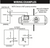 Dimensional drawing for Senva C-2320HV-L : Split-Core Adjustable Trip Point Current Switch, Amperage Range: 0.45 to 50A, Normally Open 0.2A @ 120 VAC, Trip LED, Power LED, Made in USA, 5-Year Warranty