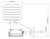 Dimensional Side Drawings for Belimo 22UTH-530X : Outdoor Humidity and Temperature Combo Sensor, 2% Accuracy, RH Outputs: 4-20mA, Temperature Transmitter 4-20mA Output, Includes Weather Shield with Radiated Heat Shield, NEMA 4X / IP65 Protection