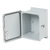 Open view of Stahlin J100806HPL : Fiberglass Enclosure, J Series, Inside Diameter : 9.75 X 7.75 X 6.25, Hinged Opaque Cover, 2 Lockable Pull Latches, NEMA Ratings (UL508A, UL50 & UL50E): 1, 3R, 4X, 6P