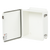 Open view of Stahlin WH-J1210HPL : Fiberglass Enclosure, J Series with White ColorGuard, Inside Diameter : 11.79 x 9.80 x 4.94, Hinged Opaque Cover, 2 Lockable Pull Latches, NEMA Ratings (UL508A, UL50 & UL50E): 1, 3R, 4X, 6P