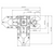 Dimensional  Drawing for Belimo ZG-JSLA+AFX24-MFT-S : Jackshaft Retrofit Linkage with Belimo Rotary Actuators + Configurable Fail-Safe Damper Actuator, 24VACDC, Programmable (2-10VDC Default) Control Signal, (2) SPDT 3A @250V Aux Switch, 5-Year Warranty