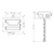 Dimensional Drawing of Senva AQ2D-AA2VADD : Duct Mount TotalSense Sensor, Selectable Outputs: 4-20 mA, 0-5 VDC, or 0-10 VDC, 2% RH Accurracy, Volatile Organic Compounds (VOC), 1K Ohm Platinum RTD, OLED Display, Buy American Act Compliant, 7-Year Limited Warranty