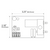 Dimensional Drawing for ACI PXP0.3 : Analog Input (0-5VDC), Pressure Output (0-15PSI), Single Valve, No Bleed Orifice, (0-10V, 0-15V, 0-20mA Selectable)