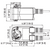 Dimensions for Belimo TFX120-S : Fail-Safe Damper Actuator, 22 in-lb Torque, 100-240VAC, On/Off Control Signal, (1) SPDT 3A @250V Aux Switch, 5-Year Warranty (Configurable)