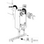 Counter Clockwise Mount Visual Instructions for Belimo NFX24-SR-S N4 : Fail-Safe Damper Actuator, 90 in-lb Torque, 24VAC/DC, On/Off Control Signal, Modulating 2-10VDC Control Signal, (2) SPDT 3A @250V Aux Switch, NEMA 4X Enclosure, 5-Year Warranty (Configurable)