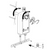 Clockwise Mount Visual Instructions for Belimo NFXUP-S N4 : Fail-Safe Damper Actuator, 90 in-lb Torque, "UP" - Universal Power : 24 to 240 VAC / 24 to 125 VDC, On/Off Control Signal, (2) SPDT 3A @250V Aux Switch, NEMA 4X Enclosure, 5-Year Warranty (Configurable)