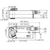 Dimensions for Belimo AFX24LON : Fail-Safe Damper Actuator, 180 in-lb Torque, 24VAC/DC, Modulating LON (FTT-10A) Control Signal, 5-Year Warranty (Configurable)