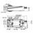 Dimensions for Belimo EFX120 : Fail-Safe Damper Actuator, 360 in-lb Torque, 120VAC, On/Off Control Signal, 5-Year Warranty (Configurable)