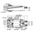 Dimensions for Belimo EFX24-S : Fail-Safe Damper Actuator, 360 in-lb Torque, 24VAC/DC, On/Off Control Signal, (2) SPDT 3A @250V Aux Switch, 5-Year Warranty (Configurable)