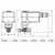 Dimensional Drawing for Belimo B215HT029+TFRB120 : 2-Way 1/2" High Temp Water/Steam Characterized Control Valve (HTCCV), Cv Rating 0.29, (0.58 GPM @ Δ 4 psi) + Configurable Fail-Safe Valve Actuator, 120VAC, On/Off Control Signal