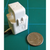 Dent Instruments CT-HSC-020-U: Top view of a 20A High-Performance Mini Split-Core Current Transformer with a 0.4" (10mm) opening, designed for precise current measurements ranging from 0.25 to 40A AC. Outputting 333 mV at 20A AC, equipped with a 3-meter/9.8' lead for versatile installations