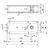 Dimensional Drawing for Belimo BF230-TN : Marine Spring-Return Fire Damper Actuator, 230 VAC, Open/Close Control Input, Torque motor 18 Nm / 12 Nm, Mechanical Interface Form Fit 12x12 mm, Continuous Hollow Shaft, 2 x SPST Auxilary Switch, Thermoelectric Tripping Device
