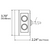 Side Dimensional Drawing for ACI A/100-2W-D-18"-4X : Duct Temperature Sensor, 100 Ohm Platinum RTD (Two Wires), 18" Duct Probe, NEMA 4X Duct Enclosure, Made in USA