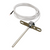 ACI A/100-2W-DO-4"-6'CL2P : Duct Temperature Sensor, 100 Ohm Platinum RTD (Two Wires), 4" Duct Probe, Flange Mount, 6 ft (1.83m), 2 Conductor Plenum Rated Cable, Made in USA