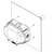 Mounting Illustration for BAPI BA/TXS10[0 TO 100F]-H210-D-BB : Duct Humidity Sensor with Temperature Transmitter, 0 to 10V Humidity and Temperature Transmitter Output, 0 to 100F Temperature Transmitter Range, 2% RH Accuracy, BAPI-Box Enclosure