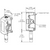 Dimensional Drawing of BAPI BA/20K-H210-O-BB2 : Outside Air Humidity Sensor and Temperature Sensor, 0 to 10V Humidity Output, 2% RH Accuracy, 20K Thermistor Temperature Sensor, BAPI-Box 2 Enclosure