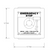 Dimensional Drawing for Pilla ST120FN4BP1SL-Emergency Stop : Emergency Break Glass Station, Legend: "Emergency Stop", Momentary Button Behind Glass, Flush Mount Nema NEMA 4&12 Enclosure, Fits 1-6 Contact Blocks
