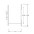 Side Dimensional Drawing for Pilla ST120FN4BP2SL-Emergency Stop : Emergency Break Glass Station, Legend: "Emergency Stop", Maintained (Push On/Push Off) Button Behind Glass, Flush Mount Nema NEMA 4&12 Enclosure, Fits 1-6 Contact Blocks