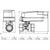 Dimensional Drawing for Belimo B2050QPW-N+CQB24-3 : 2-Way 1/2" Lead Free Potable Water Valve, Internal Thread NPT, Fluid temperature -4.0 to 212¡F + Non-Spring Return Actuator, 24VAC/DC, On/Off, Floating 3-Point Control Signal (Customizable Product)