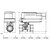 Dimensional Drawing for Belimo B2050QPW-N+CQKB24-RR : 2-Way 1/2" Lead Free Potable Water Valve, Internal Thread NPT, Fluid temperature -4.0 to 212¡F + Electronic Fail-Safe Actuator, 24VAC/DC, On/Off Control Signal, Normally Closed