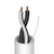 ZOT Wire ZW6904 : 14 AWG 2 Twisted Conductor Bare Copper, Non-Shielded Plenum, UL Listed (UL) CL3P, White Jacket, 1000 Ft. Reel, Made in USA