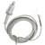 Omega TH-44004-1/4NPT-80 : Pipe Plug Thermistor Probe, Stripped Leads, -80 ¬°C to 100 ¬°C, ¬± 0.2 ¬°C, 0.25 " x 0.5 " Probe, 80 " Cable, 2 Wires, 304 SS, Immersion, 1/4 " NPT, 2252 ¬Ω @ 25 ¬°C, PFA w/SS Overbraid, TH-44004, Each