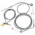 Omega BT-090-K-3 1/2-60-2-UNGROUNDED : Extruder Thermocouple Probe, 90 ¬° Angle, Bayonet, STD CONN, K Type, 0 ¬°C to 480 ¬°C (32 ¬°F to 900 ¬°F), 0.187 " x 3.5 " Probe, 60 " Cable, 304 SS, Immersion, UGND, BT, Each
