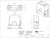 Dimensional drawing for ACI A/SCTE2-150 split-core voltage current sensor