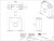 Dimensional drawing for ACI A/CTV2-50 solid-core voltage current sensor