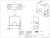 Dimensional drawing for ACI A/SCTV2-150 split-core voltage current sensor