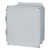 Omega AMP664HF : Non-Metallic Electrical Enclosure, Polycarbonate, 6 " (H) x 6 " (W) x 4 " (D), Light Gray, Solid Cover, Hinge with 2 Screws, AMP Series, Each