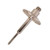 Omega THS-10K-H-0300-D1-M12 : Heavy Duty Thermistor Sensor Probe with M12 Connector, Sanitary, -80 ¡C to 150 ¡C, 1.5 " Tri-Clamp, 10000 ½ @ 25 ¡C, 316 SS, 0.375 " to 0.187 " Reduced Tip, 3 ", THS-H-M12 Series, Each