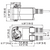 Dimensions for Belimo TFB120-S : Spring Return (Fail-Safe) Damper Actuator, 22 in-lb Torque, 100-240VAC, On/Off Control Signal, (1) SPDT 3A @250V Aux Switch, 5-Year Warranty