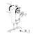 Clockwise Mount Visual Instructions for Belimo NFB24-MFT : Spring Return (Fail-Safe) Damper Actuator, 90 in-lb Torque, 24VAC/DC, Programmable (2-10VDC Default) Control Signal, 5-Year Warranty
