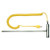 Omega 88312K : Rugged Thermocouple Probe, T-Handle, Heavy Duty, K Type, 0 ¡C to 480 ¡C, 0.25 " x 10 " Probe, 60 " Cable, 28 AWG, TPE, Grounded, Penetration, SS, Mini Male CONN, ANSI, 88312 Series, Each