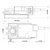 Dimensions for Belimo NMV-D3-MFT : Non Fail-Safe Rotary VAV Control Unit, Pressure Independent, Differential Pressure Sensor, 90 in-lb [10 Nm] Torque, 24 VAC/DC, Modulating 2-10VDC Control Signal, MP-Bus, 5-Year Warranty