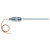 Omega NB1-CASS-14G-9RP-TT36 : Replacement Thermocouple Probe, Industrial, Stripped Leads, K Type, 0 ¡C to 1150 ¡C, 1/2 " NPT, 0.25 " x 9 " Probe, Immersion, Grounded, 304 SS, PFA, 40 " Cable, NB-SS Series, Each