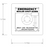 Dimensional Drawing for Pilla ST120FN1SL-Emergency Boiler Shut-Down : Emergency Break Glass Station, Legend: "Emergency Boiler Shut-Down", No Push Button - Auto Release When Glass Broken, Flush Mount Nema 1 Enclosure, Fits 1-6 Contact Blocks