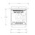 Dimensional Drawing for Pilla ST120SN4SL-Emergency Gas Shut-Off : Emergency Break Glass Station, Legend: "Emergency Gas Shut-Off", No Push Button - Auto Release When Glass Broken, Surface Mount Nema NEMA 4&12 Enclosure, Fits 1-6 Contact Blocks