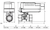 Dimensional Drawing of Belimo Z2050Q-F+CQKB24-SR-LL 2-way 1/2 in NPT ZoneTight zone valve, Cv 1.4, 24 VAC/DC electronic fail-safe actuator, modulating 2-10 vdc, normally open, fails open
