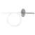 Omega ON-960-44033 : Thermistor Sensor, Flange Mount, Stripped Leads, 0 ¡C to 100 ¡C (32 ¡F to 212 ¡F), ± 0.1 ¡C, 0.125 " x 1.5 " Probe, 12 " Cable, 28 AWG, 304 SS, PFA, Immersion, 2252 ½, ON-960, Each