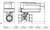 Dimensional Drawing of Belimo Z2050Q-J+CQKB24-LL : 2-Way 1/2" ZoneTight Zone Valve Cv Rating 5.9 (11.8 GPM @ _ 4 psi), Electronic Fail-Safe Actuator, 24VAC/DC, On/Off Control Signal, Normally Open/Failed Open