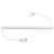 Omega RECU1-TA3M-TA3F : RTD Retractable Extension Cable, Telephone Male (TA3), 1 ' Cable, 28 AWG, PFA, RECU Series, Each