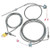 Omega BT-000-J-3-60-3-UNGROUNDED : Extruder Thermocouple Probe, Straight, Bayonet, STD Female CONN, J Type, 0 ¡C to 480 ¡C (32 ¡F to 900 ¡F), 0.187 " x 3 " Probe, 60 " Cable, 304 SS, Immersion, UGND, BT, Each