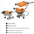 Assembly Breakdown for the Belimo EV050+ARX-E N4 : 2-Way 1/2" Energy Valve (PI-CCV), 6.6 GPM, Non Fail-Safe Actuator, 24VAC/DC, Modulating, BACnet/Modbus/MP-Bus Communication, NEMA 4 Enclosure