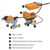 Assembly breakdown for the Belimo EV075+AKRX-E : 2-Way 3/4" Energy Valve (PI-CCV), 11 GPM, Electronic Fail-Safe Actuator, 24VAC/DC, Modulating, BACnet/Modbus/MP-Bus Communication
