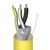 ZOT Wire ZW6912 : 24 AWG 1.5 Pair  Tinned Copper Shielded (BACnet) RS-232, RS-422, RS-485 Low-Capacitance Communication 12.5 pF/Ft. Nom., Instrumentation and Special Application Plenum Cable, Yellow Jacket, 1000 Ft. Reel, Made in USA