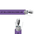 ZOT Wire ZW6924 : 18 AWG 1 Pair Shielded Plenum Low-Cap 25 pF/ft Violet Jacket